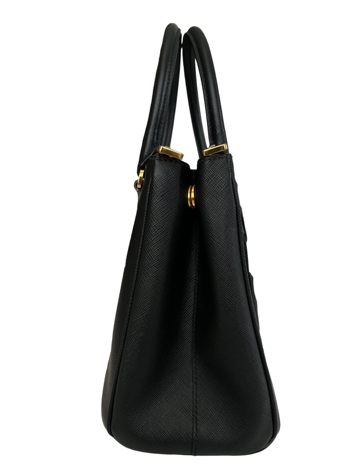 Prada Medium Galleria Black Saffiano leather bag