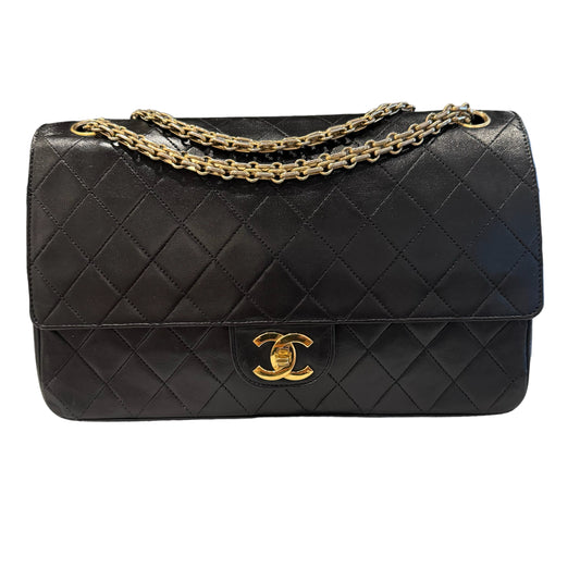 Chanel Vintage Black Lambskin  Reissue Mademoiselle Chain Classic Flap Bag