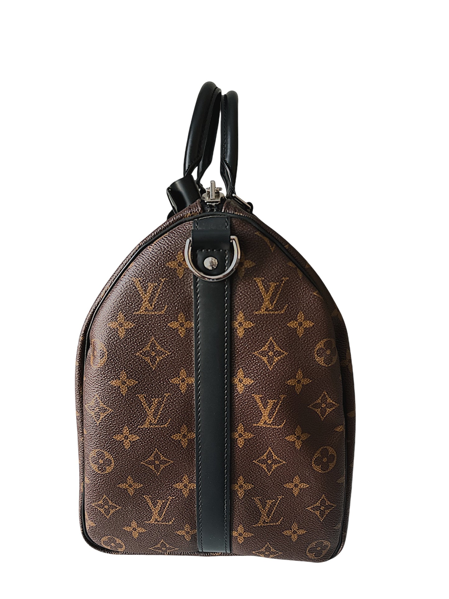 Louis Vuitton Keepall Bandoulière 45 Monogram Macassar Bag