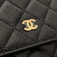 2205710-1432182 Chanel classic black quilted caviar gold hardware