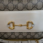 Gucci Horsebit 1955 GG Supreme Beige Crossbody Bag