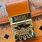 MCM Mini Tracy Crossbody In Visetos Cognac Gold Hardware