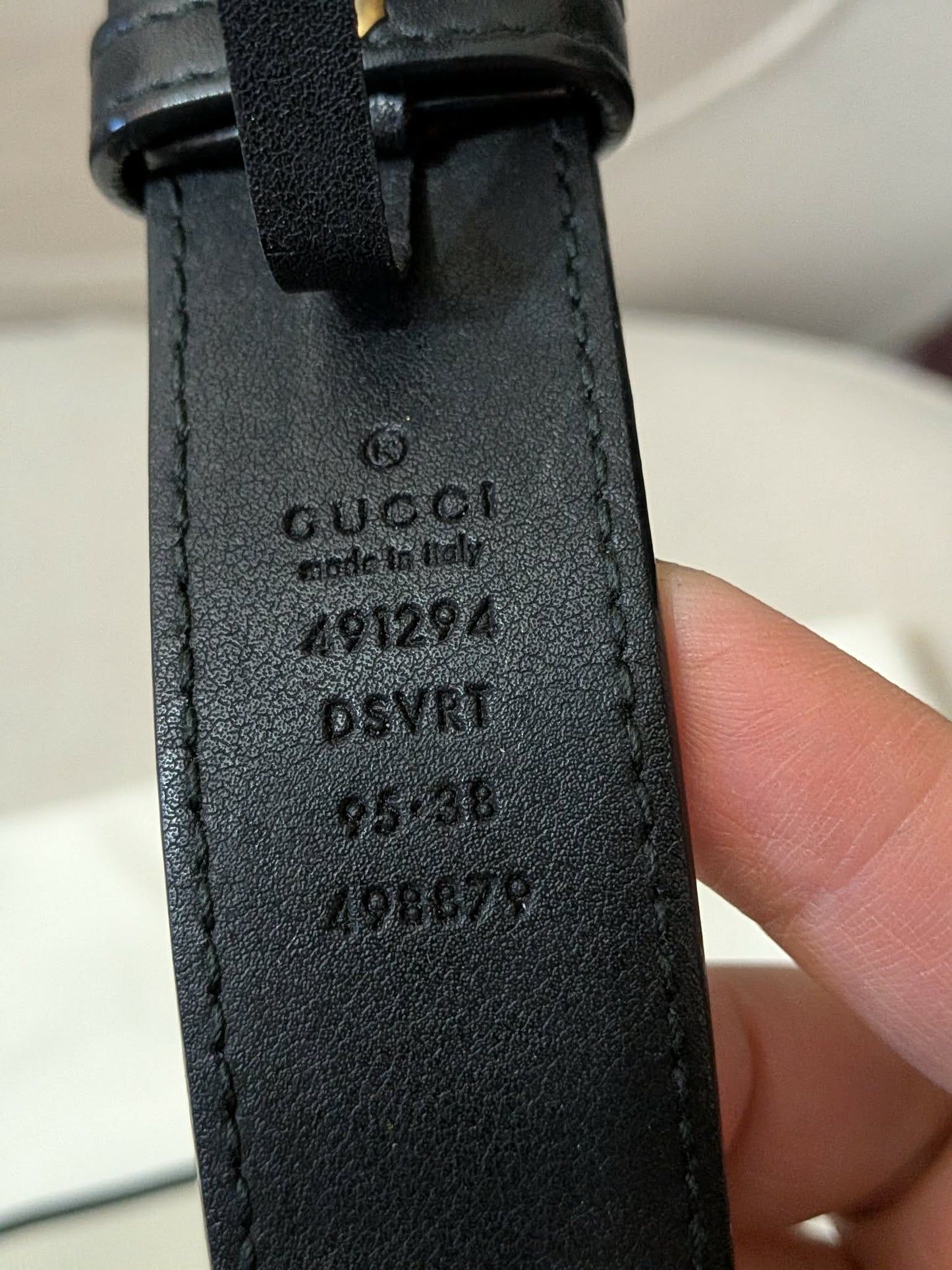 2205710-143038 Gucci GG Marmont Matelasse Black Leather Belt Bag (491294 498879) D028038961)