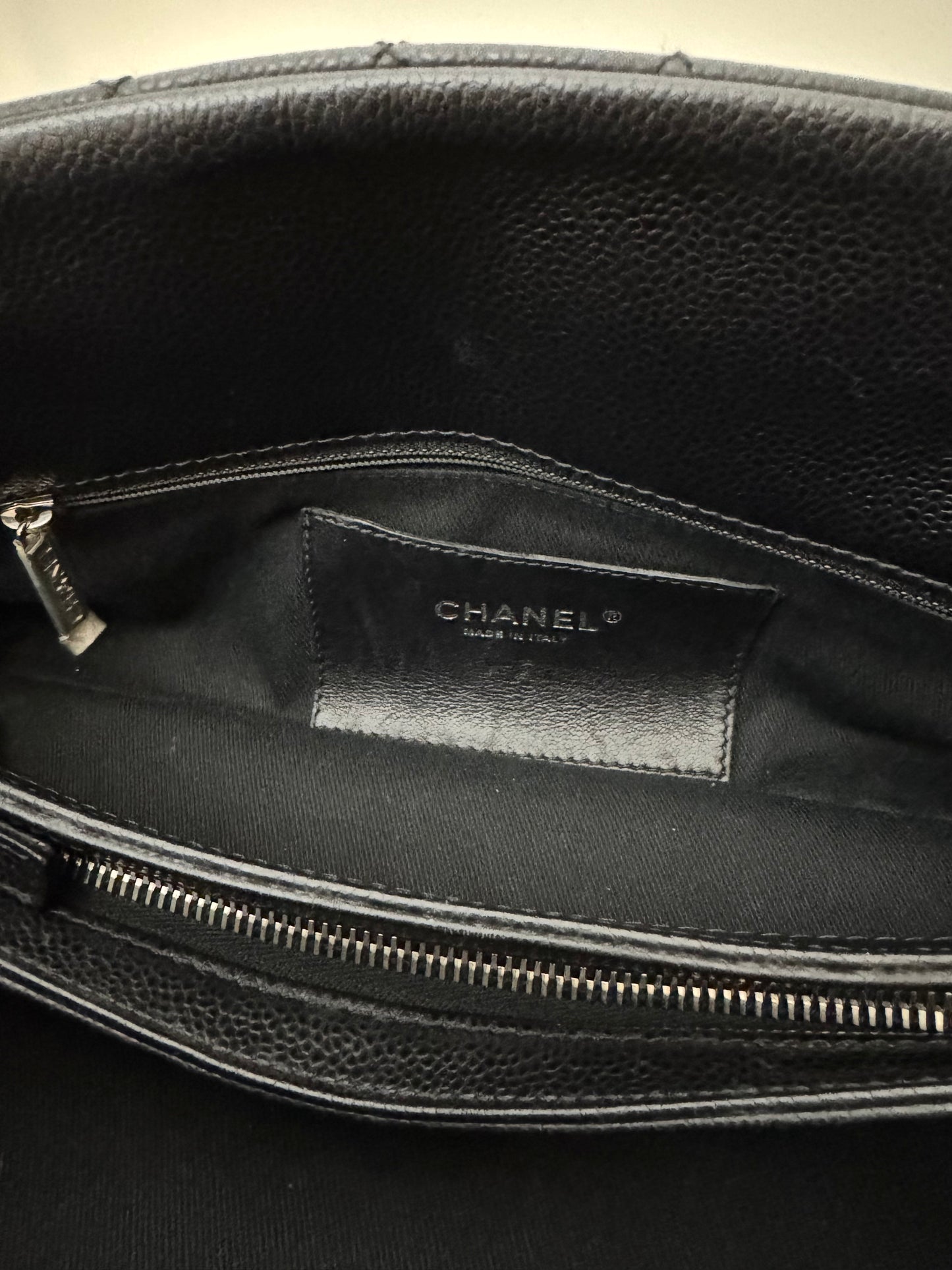 Chanel Black Quilted Caviar Leather
Just Mademoiselle Bowler Bag