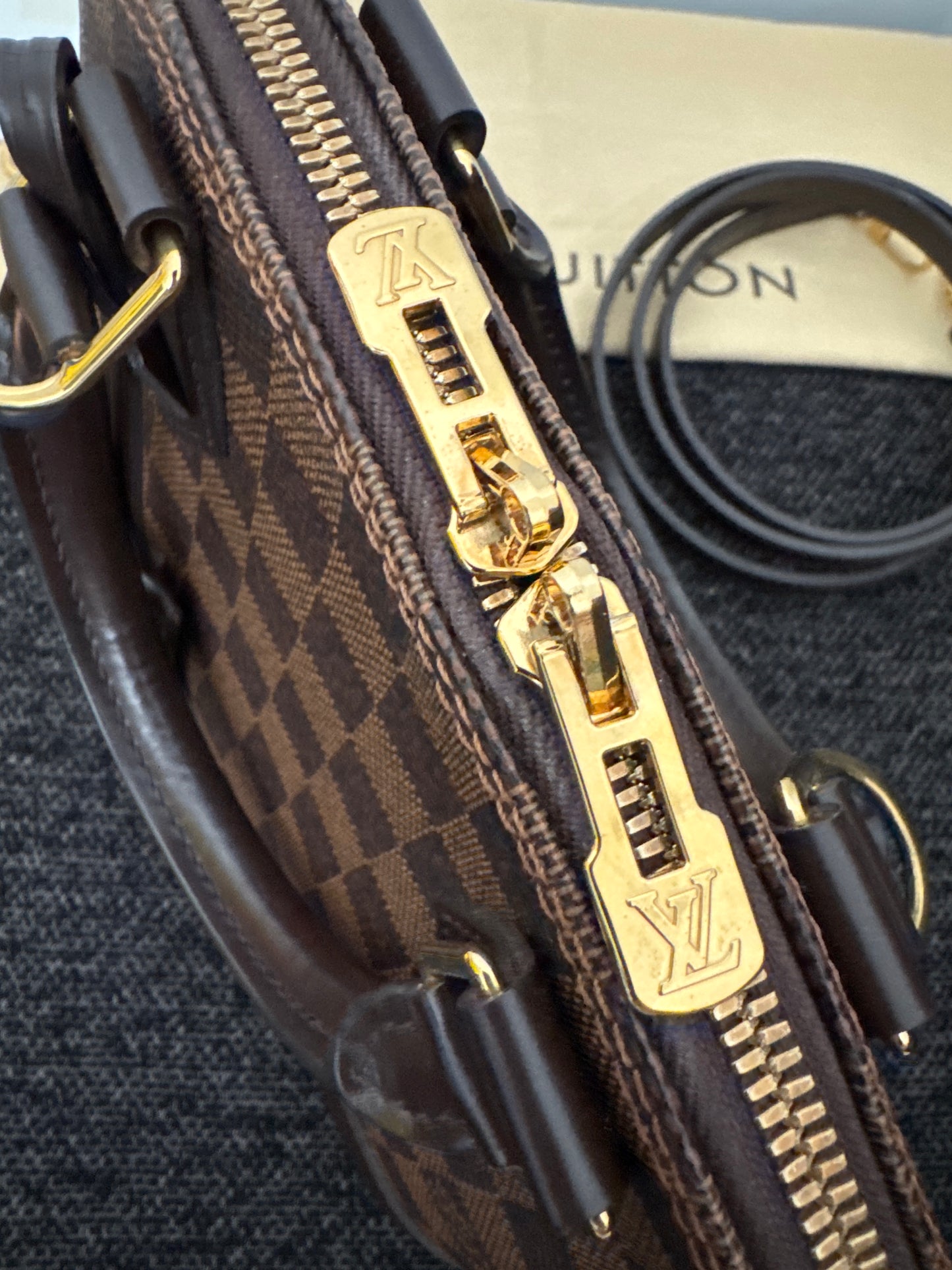 Louis Vuitton Alma BB Damier Ebene Bag