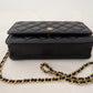2205710-1432182 Chanel classic black quilted caviar gold hardware