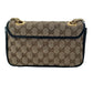 Gucci Monogram Matelasse   GG Canvas Marmont Shoulder Mini Bag