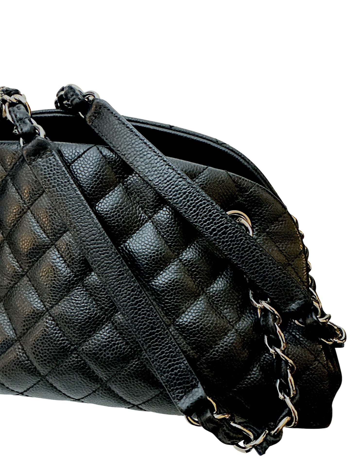 Chanel Black Quilted Caviar Leather
Just Mademoiselle Bowler Bag