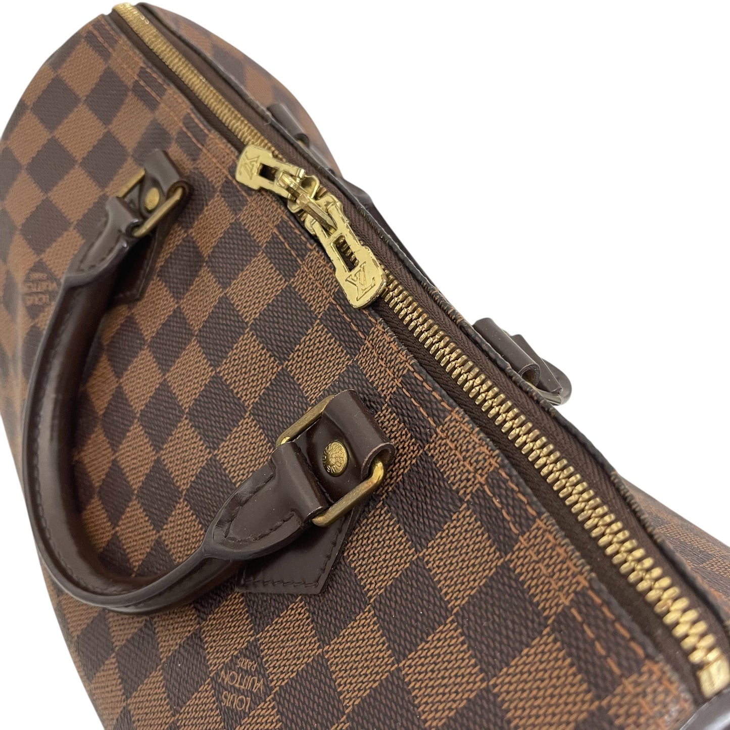 Louis Vuitton Speedy 30 Bandouliere Damier Ebene Bag