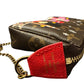 Louis Vuitton mini pocchette xmas animation London Monogram Red Pouch