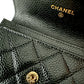 Chanel Classic card Holder Black Caviar Gold Hardware