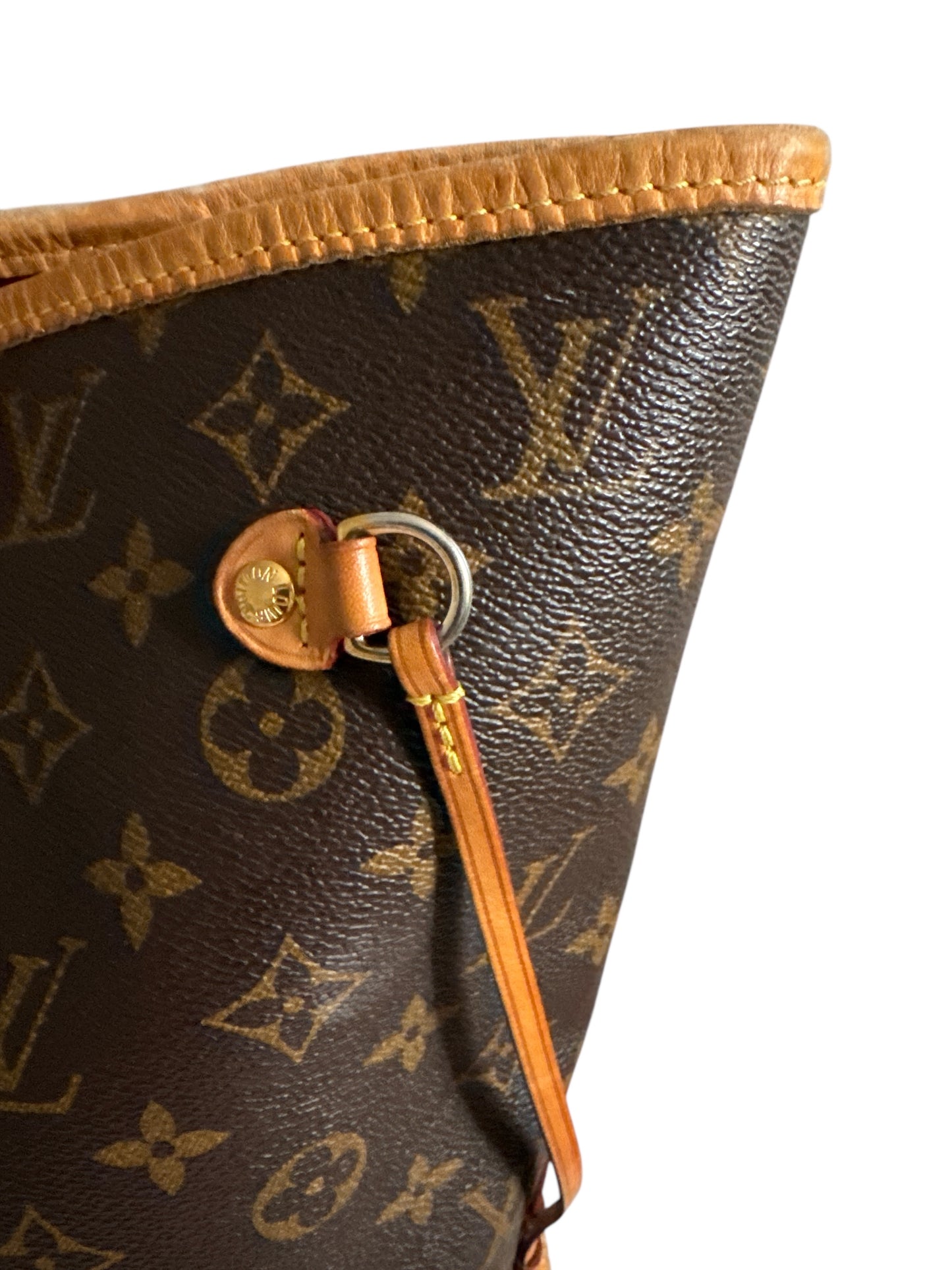 Louis Vuitton Neverfull MM Monogram Red Bag