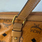 110580361 MCM shoulder bag visetos cognac zip tote with adjustable strap ( L8231 / MWP0AVI18CO001 10011308)