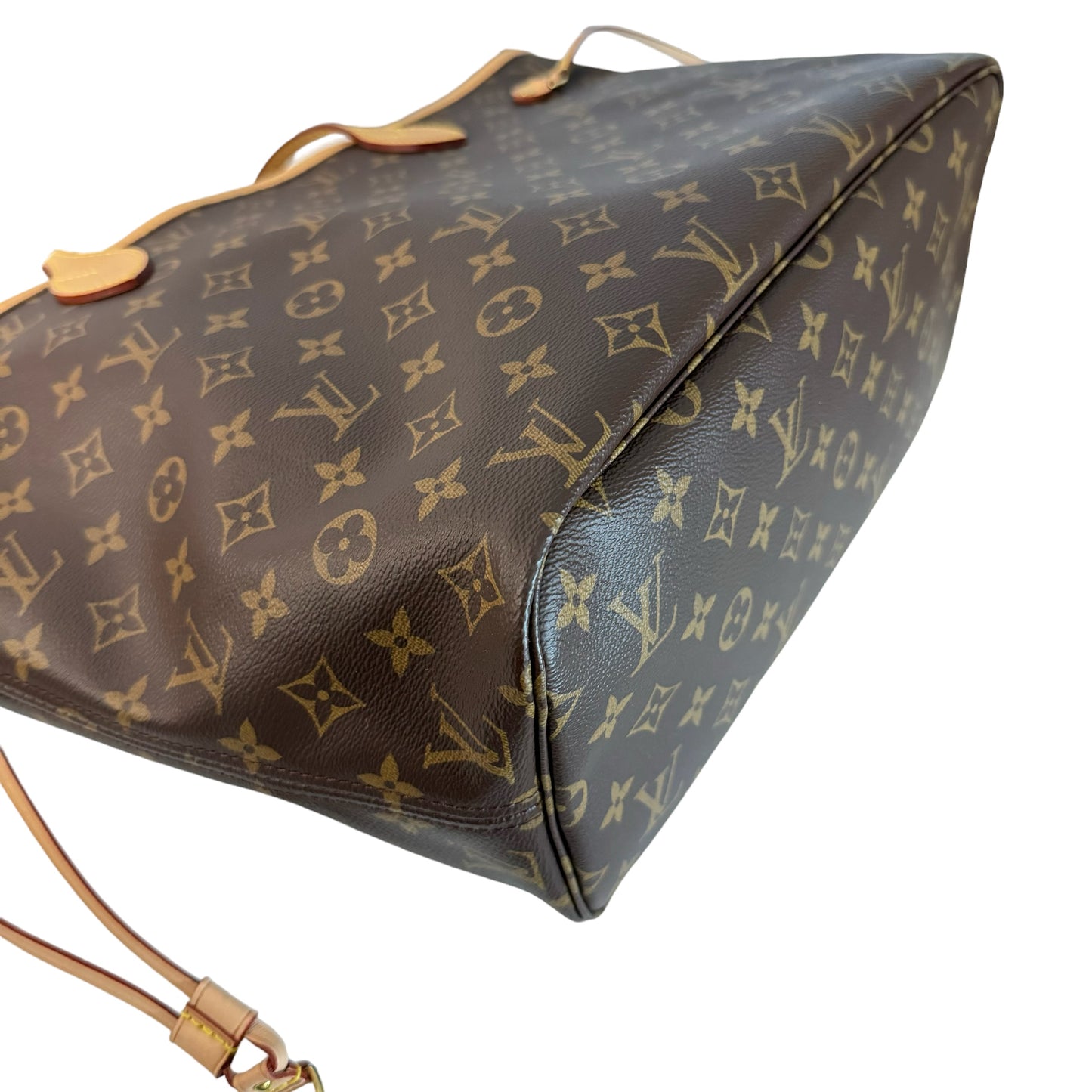 LOUIS VUITTON NEVERFULL MM MONOGRAM CHERRY WITH CLUTCH