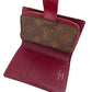 Louis Vuitton Wallet Bifold Portefeuille Juliet Fuchsia Monogram