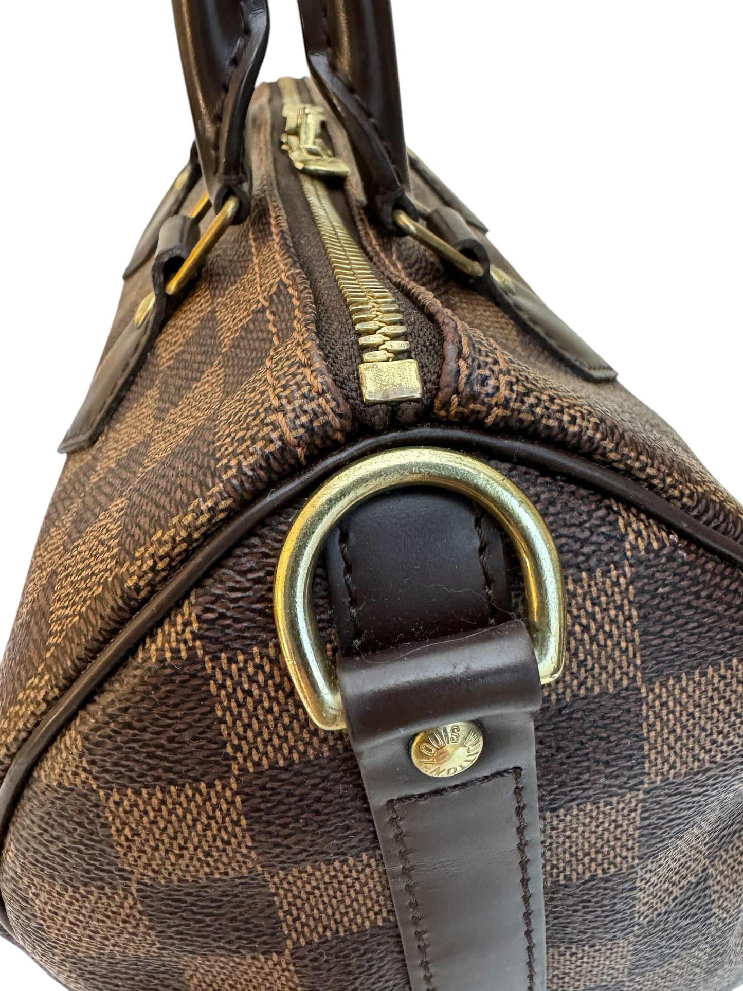 Louis Vuitton Speedy 25 Bandoulier Damier Ebene Bag