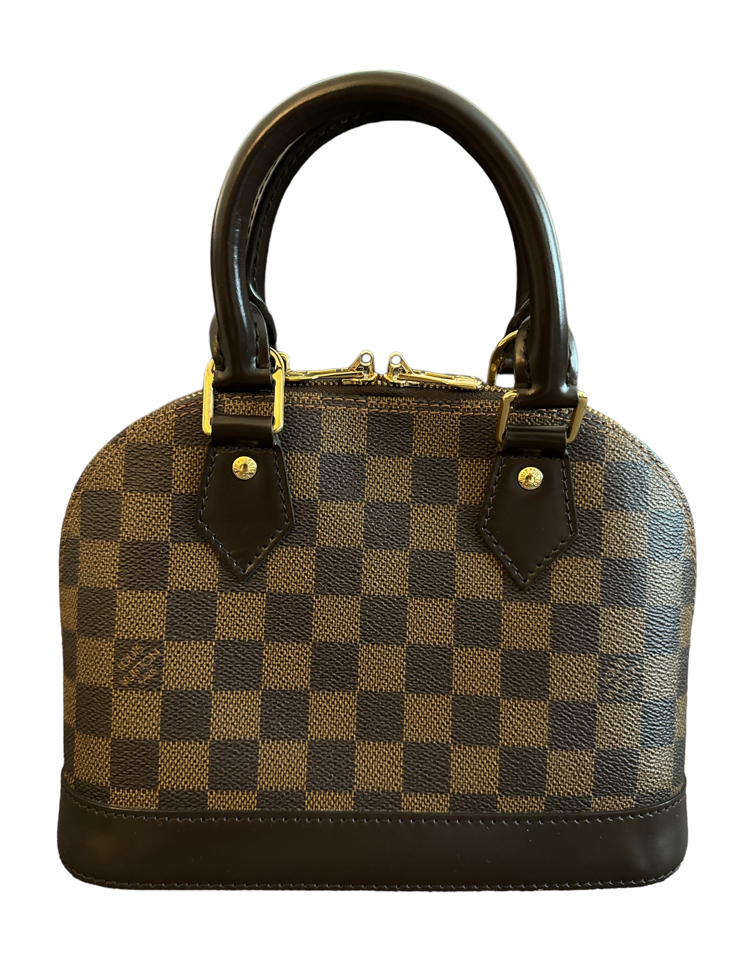 Louis Vuitton Alma BB Damier Ebene Crossbody/ Handbag