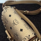 110580588 MCM Metalic Visetos Patricia Studs Gold (MWSAAPA05T1001 10352006) Made in Korea