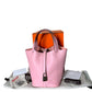 Hermes Picotin 18 Rose Sakura Taurillon Clemence Palladium Hardware Bag