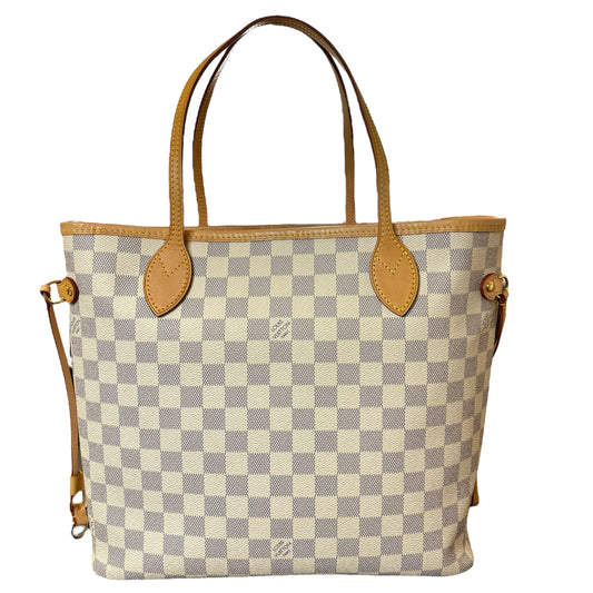 LOUIS VUITTON NEVERFULL MM DAMIER AZUR CANVAS BAG