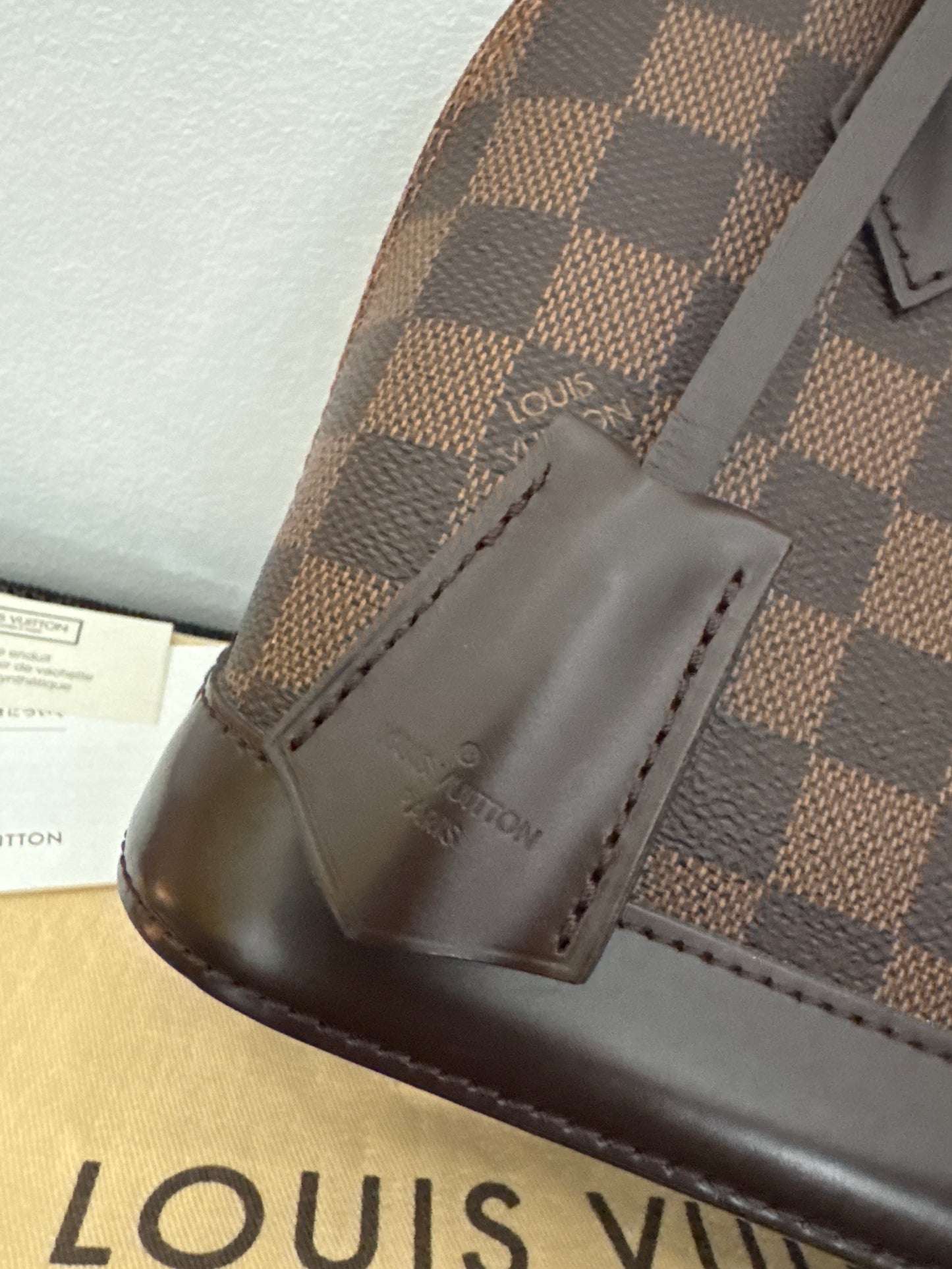 Louis Vuitton Alma BB Damier Ebene Bag