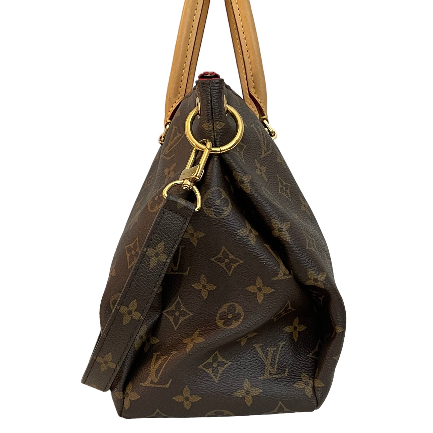 Louis Vuitton Pallas MM Monogram Red Bag