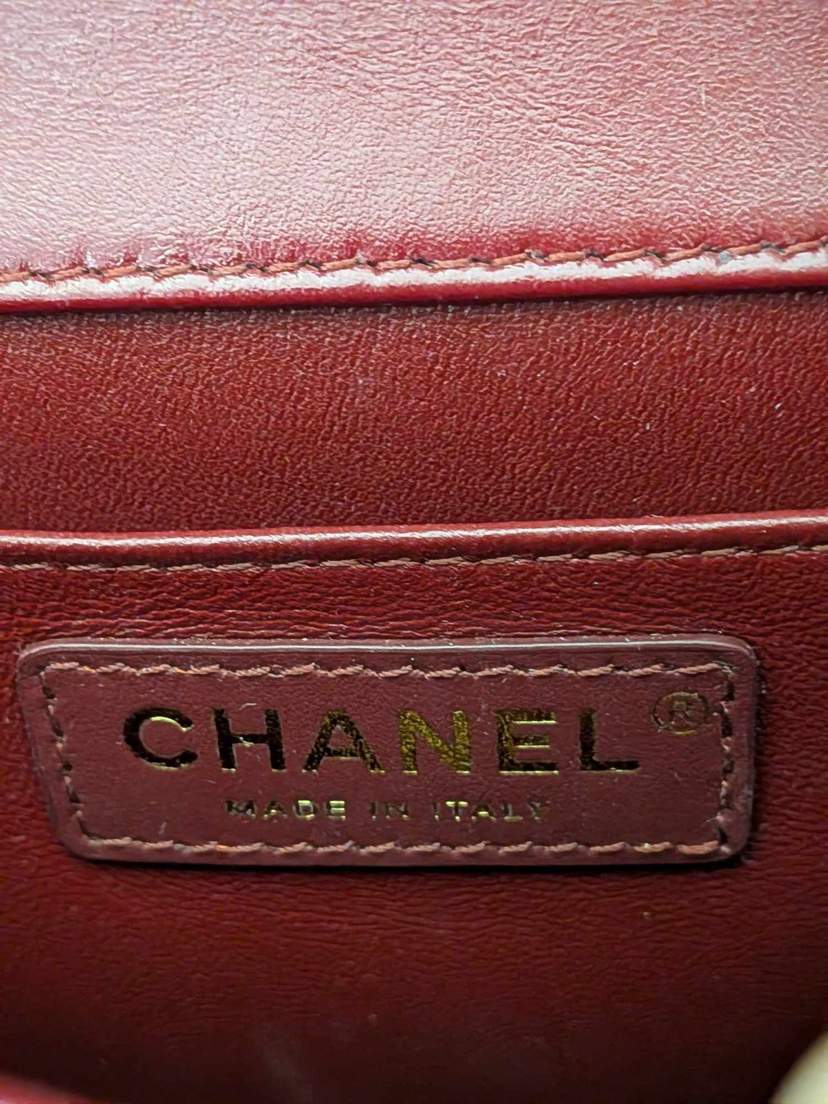 2205710-1432211 Chanel Small Flap Bag Red Wine Color Gold Hardware N1877T8E