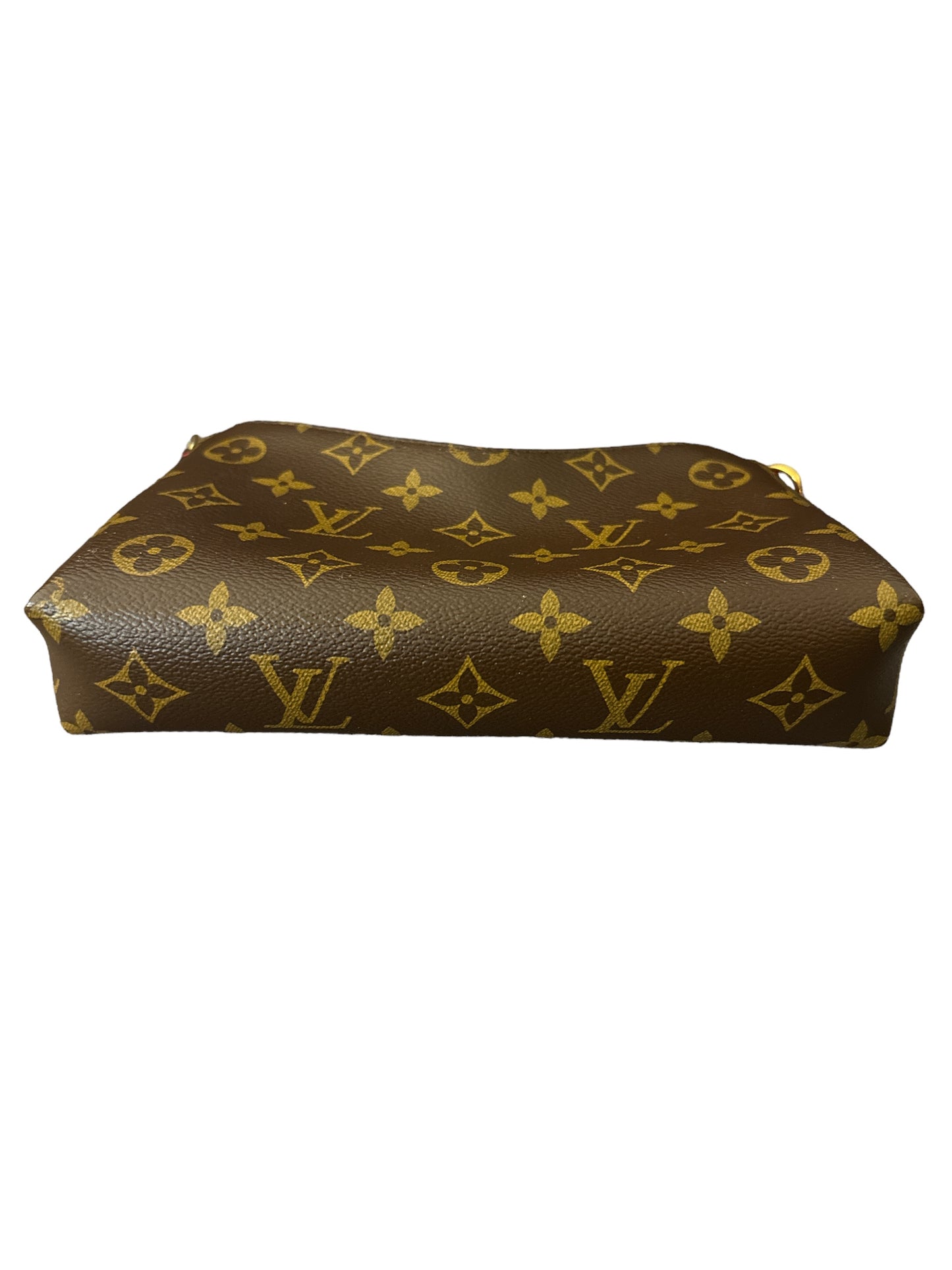 Louis Vuitton Pallas Clutch Monogram Red