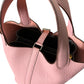 Hermes Picotin 18 Rose Sakura Taurillon Clemence Palladium Hardware Bag