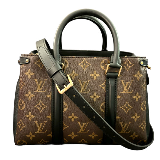 Louis Vuitton Soufflot BB Tote Small Satchel Crossbody Monogram Canvas Black