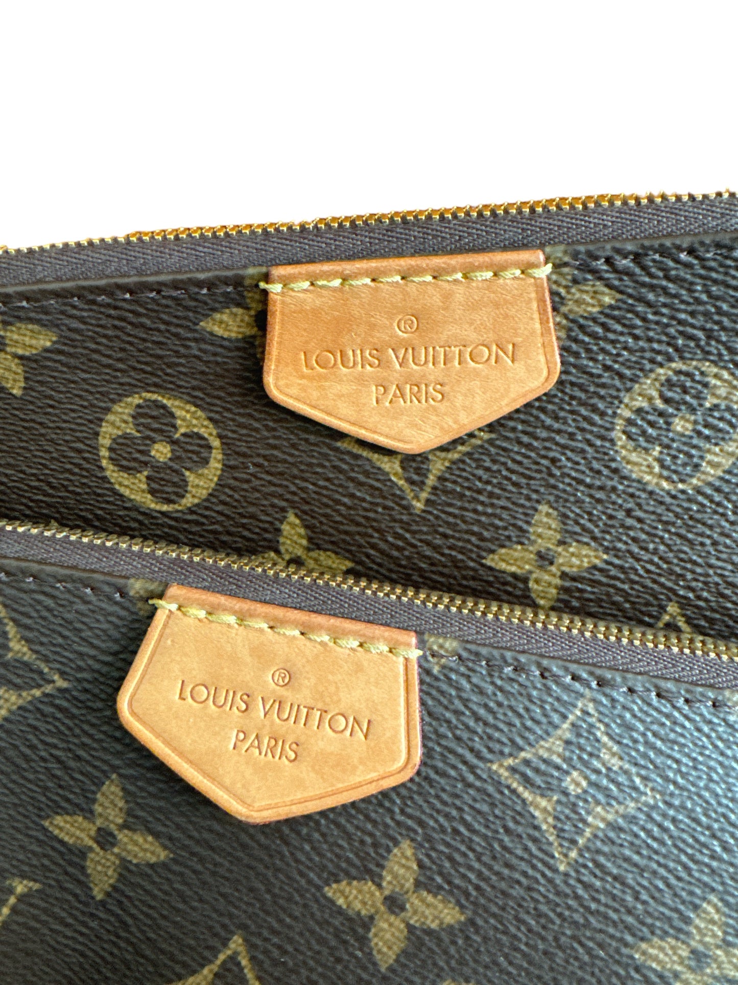 Louis Vuitton Multi Pochette Accessoires Kaki Crossbody Bag