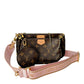 Louis Vuitton Multi Pochette Accessories Monogram Rose Claire Crossbody Bag