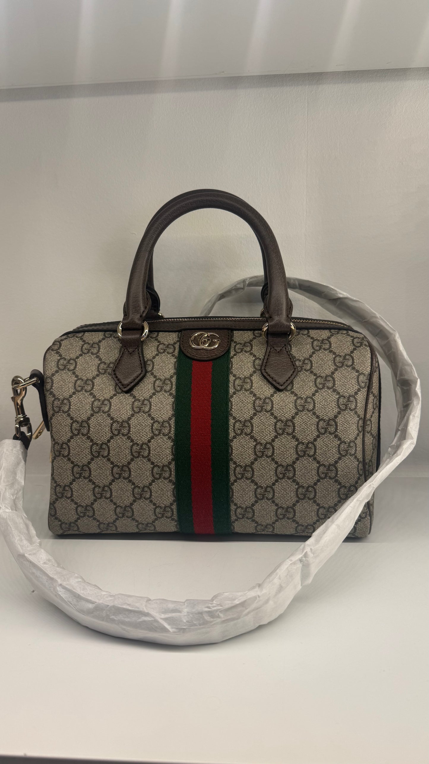110580421 Gucci Ophidia Boston Web With Adjustable Strap (836825 493075/ F044245955)