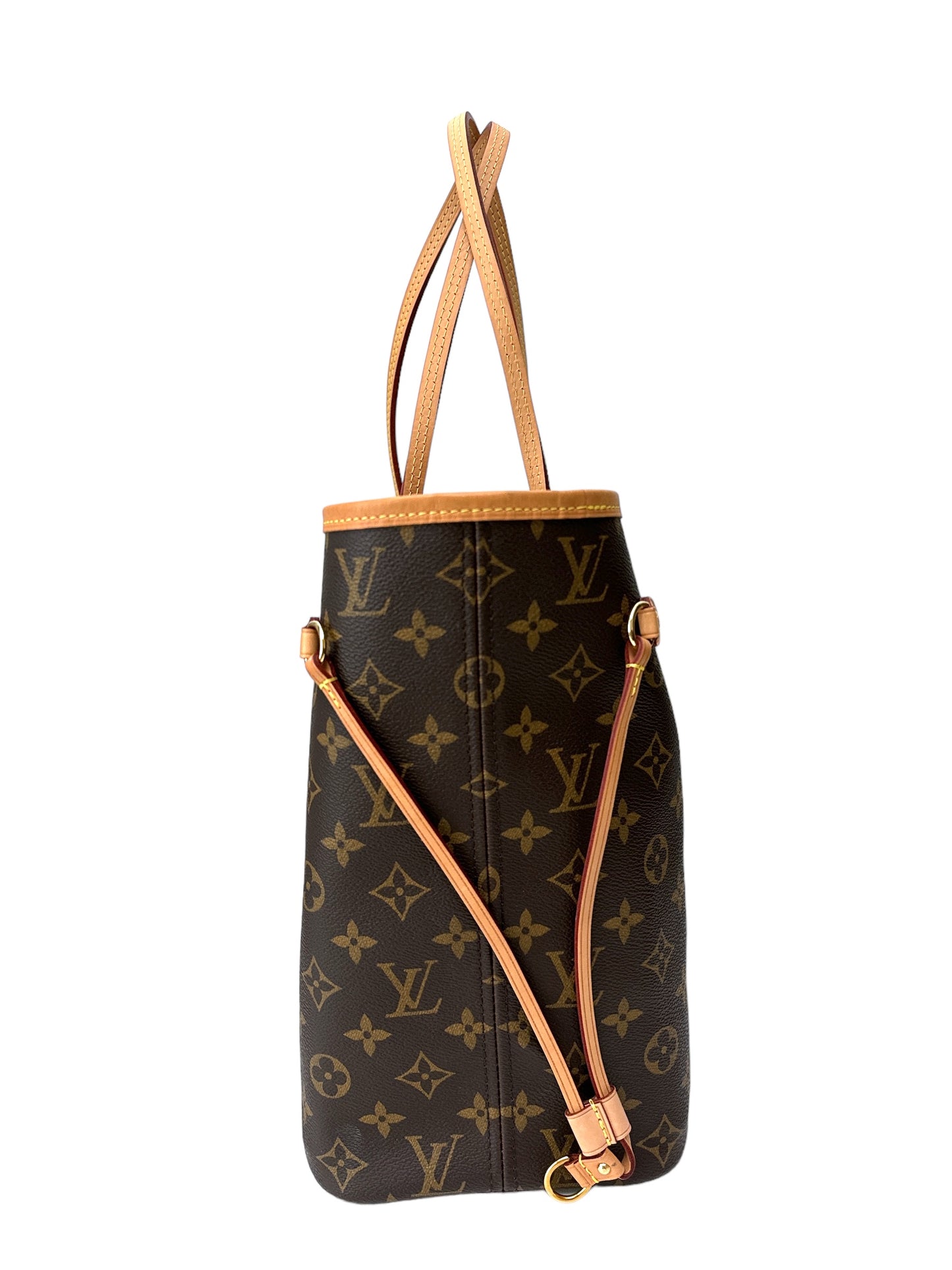 Louis Vuitton Neverfull MM Monogram Beige Bag