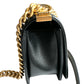 Chanel Black Caviar Medium Boy Bag Gold Hardware