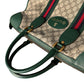 Gucci Neo Vintage Web Duffle Bag GG Coated Canvas Bag With Strap