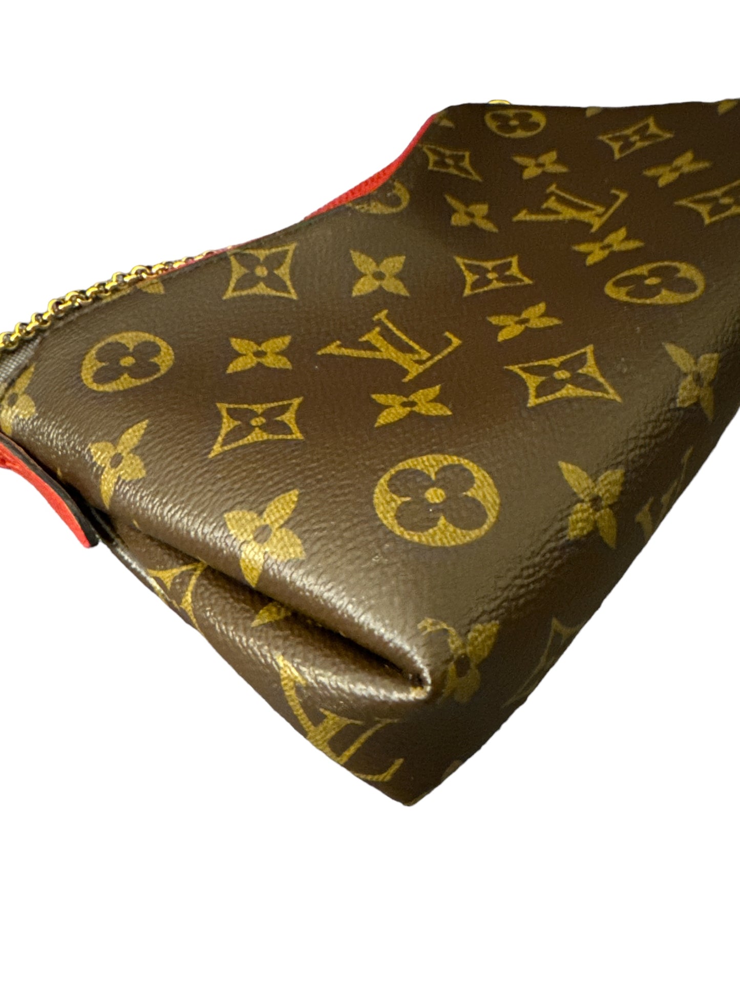 Louis Vuitton Pallas Clutch Monogram Red