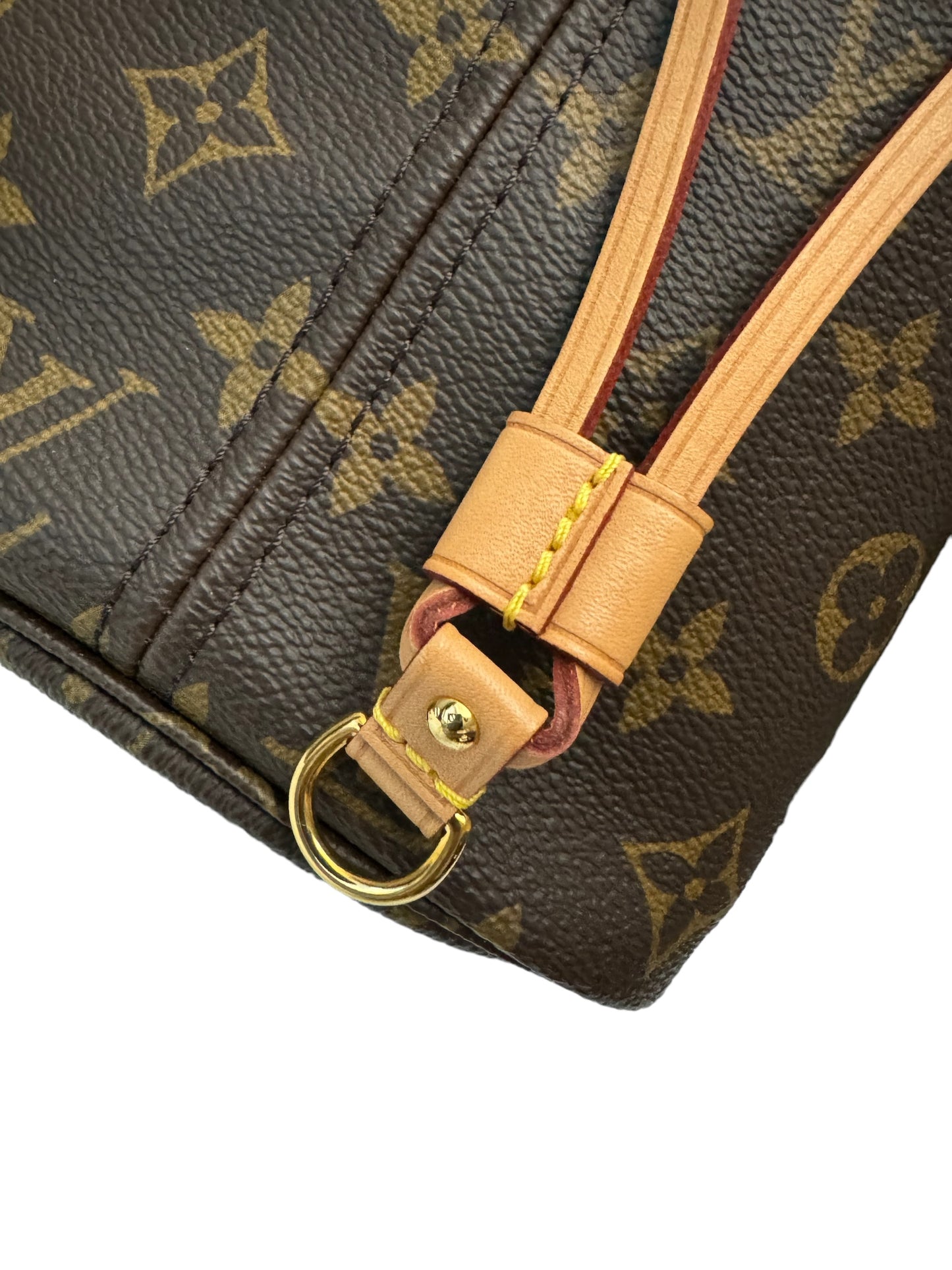 Louis Vuitton Neverfull MM Monogram Beige Bag