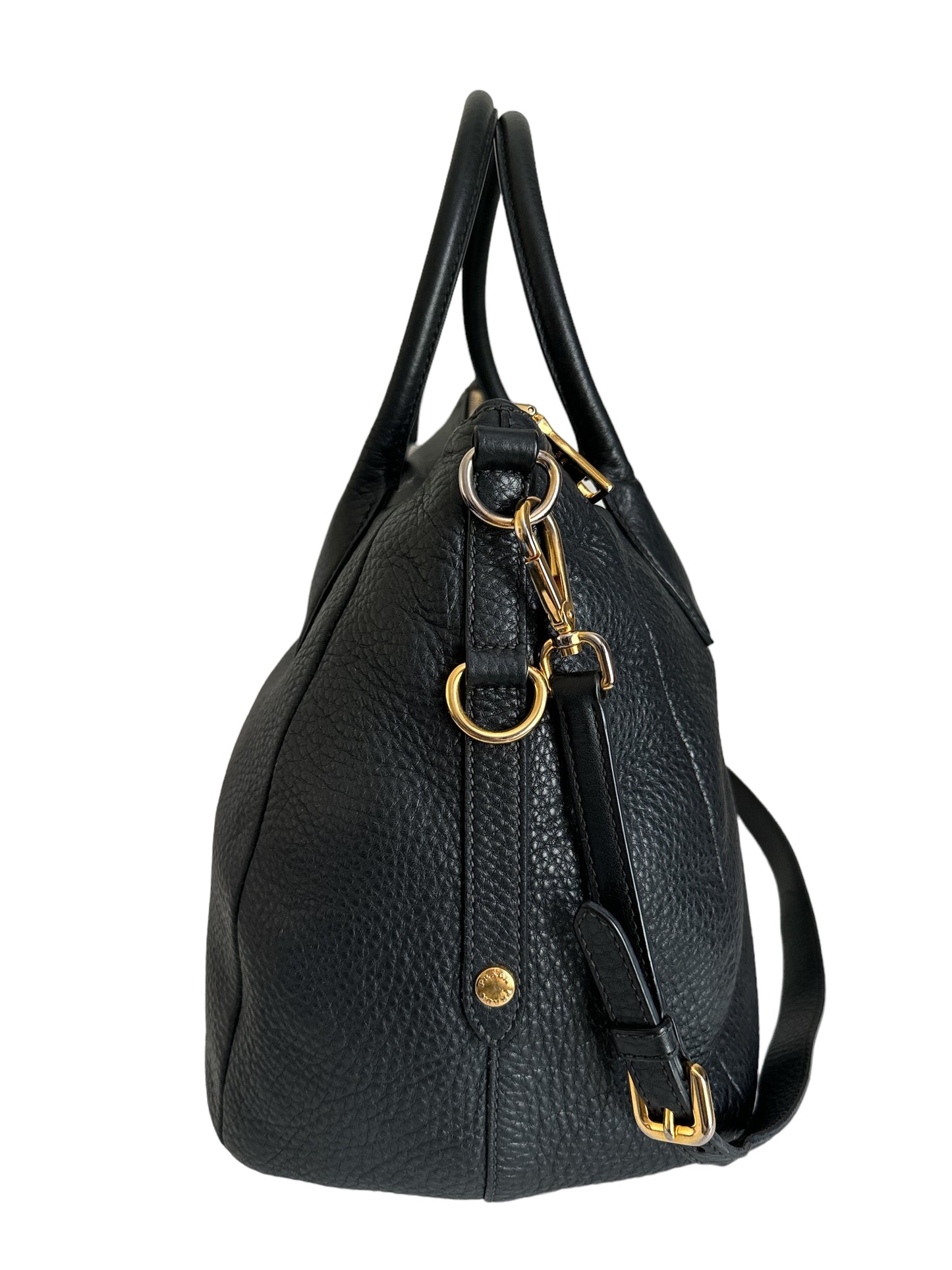 Prada Vitello Daino Sacca 2 Manici Shoulder Bag