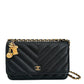 CHANEL WOC Chevron Black Caviar Ancient Greek Charms GHW