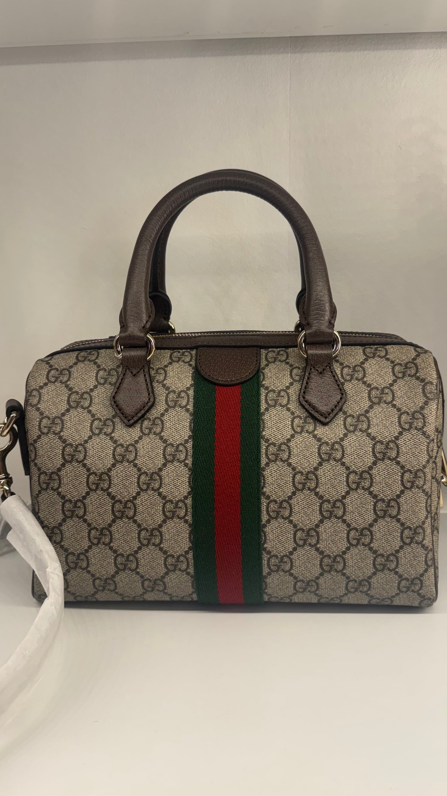 110580421 Gucci Ophidia Boston Web With Adjustable Strap (836825 493075/ F044245955)