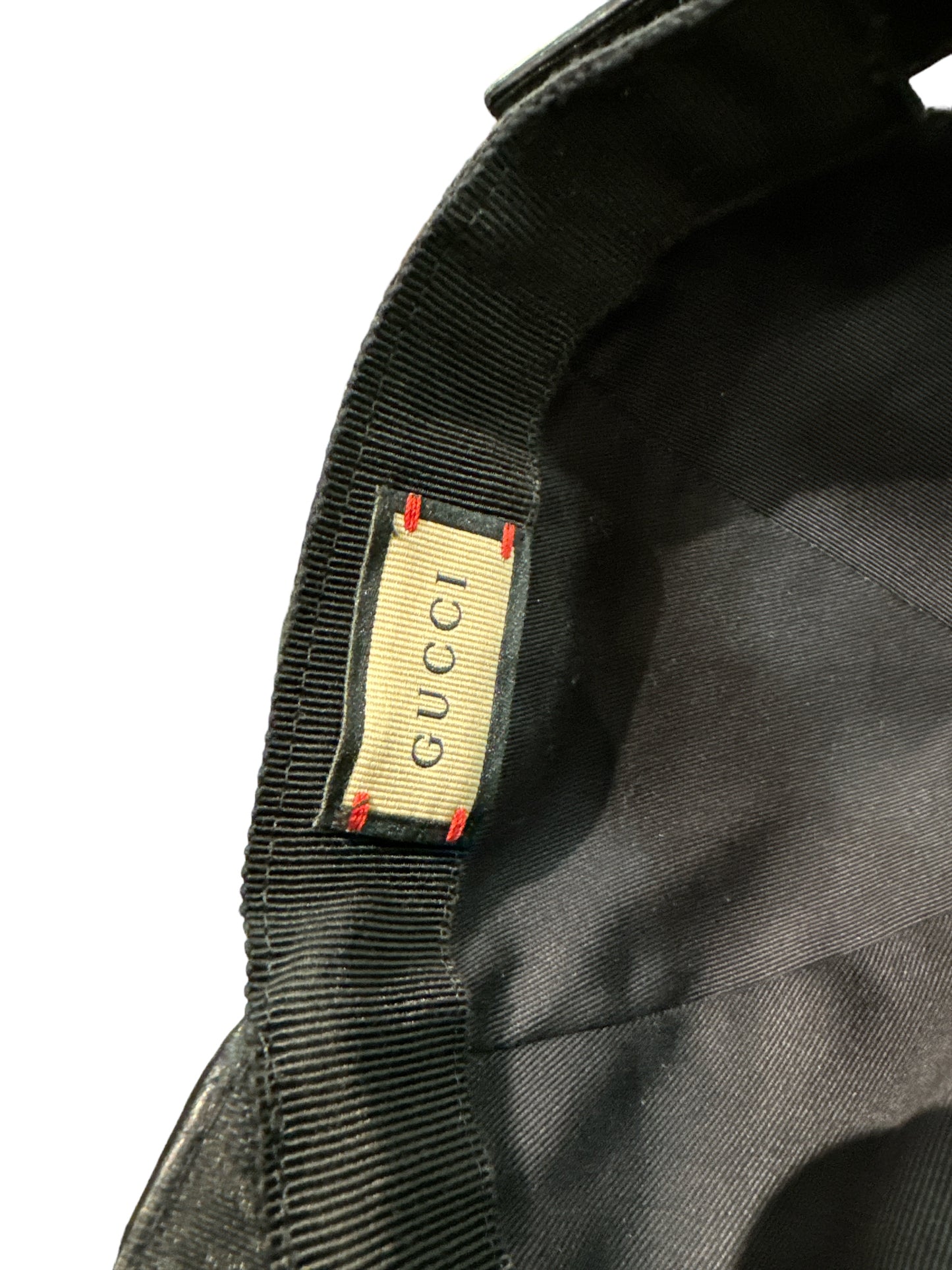 Gucci GG Canvas Baseball Hat Black With Web