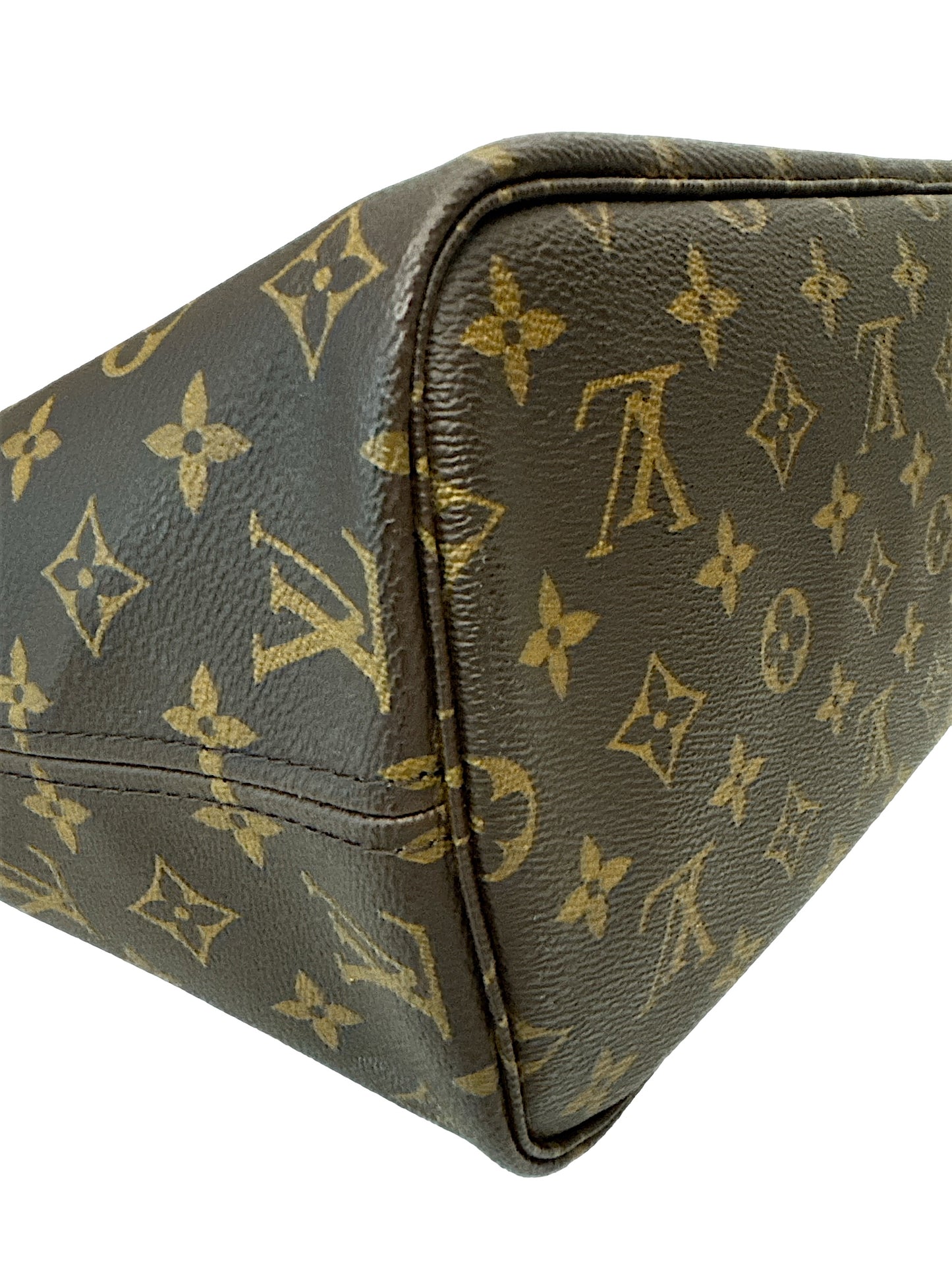 Louis Vuitton Neverfull MM Monogram Beige Bag