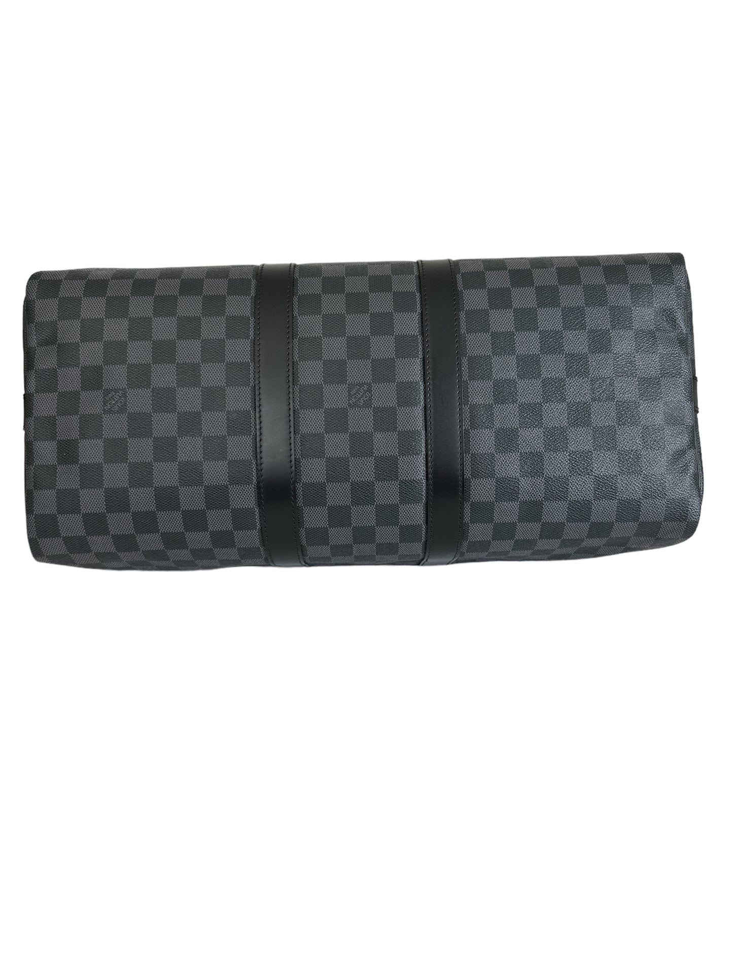 Louis Vuitton Keepall 45 Bandouliere Damier Graphite Canvas Travel Bag