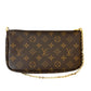 Louis Vuitton Multi Pochette Accessoires Monogram Rose Clair Crossbody Bag