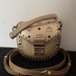 110580588 MCM Metalic Visetos Patricia Studs Gold (MWSAAPA05T1001 10352006) Made in Korea