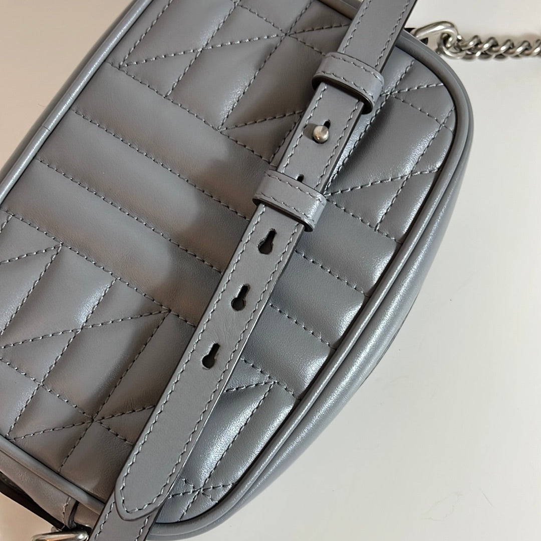 Gucci GG Marmont Mini Camera Grey