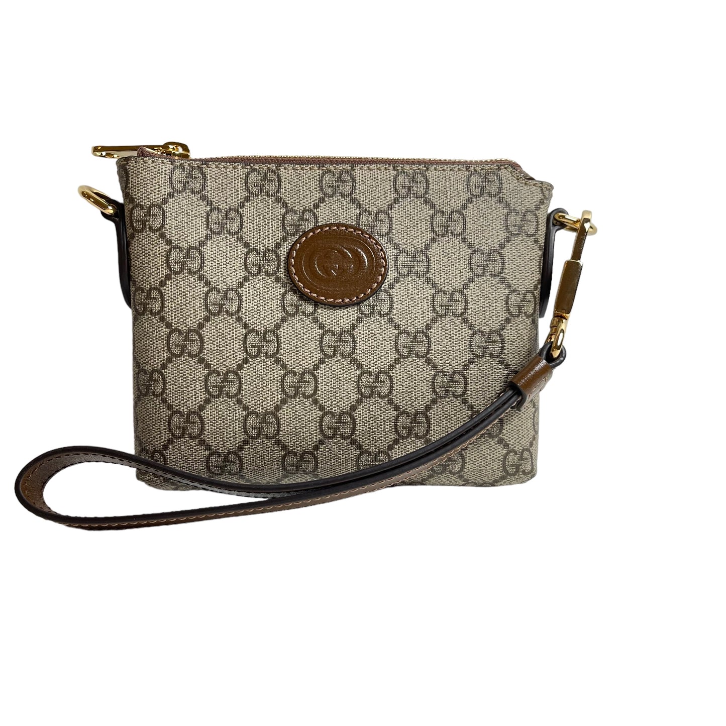 Brandnew Gucci Interlocking GG Supreme 2 in 1 Crossbody / Clutch