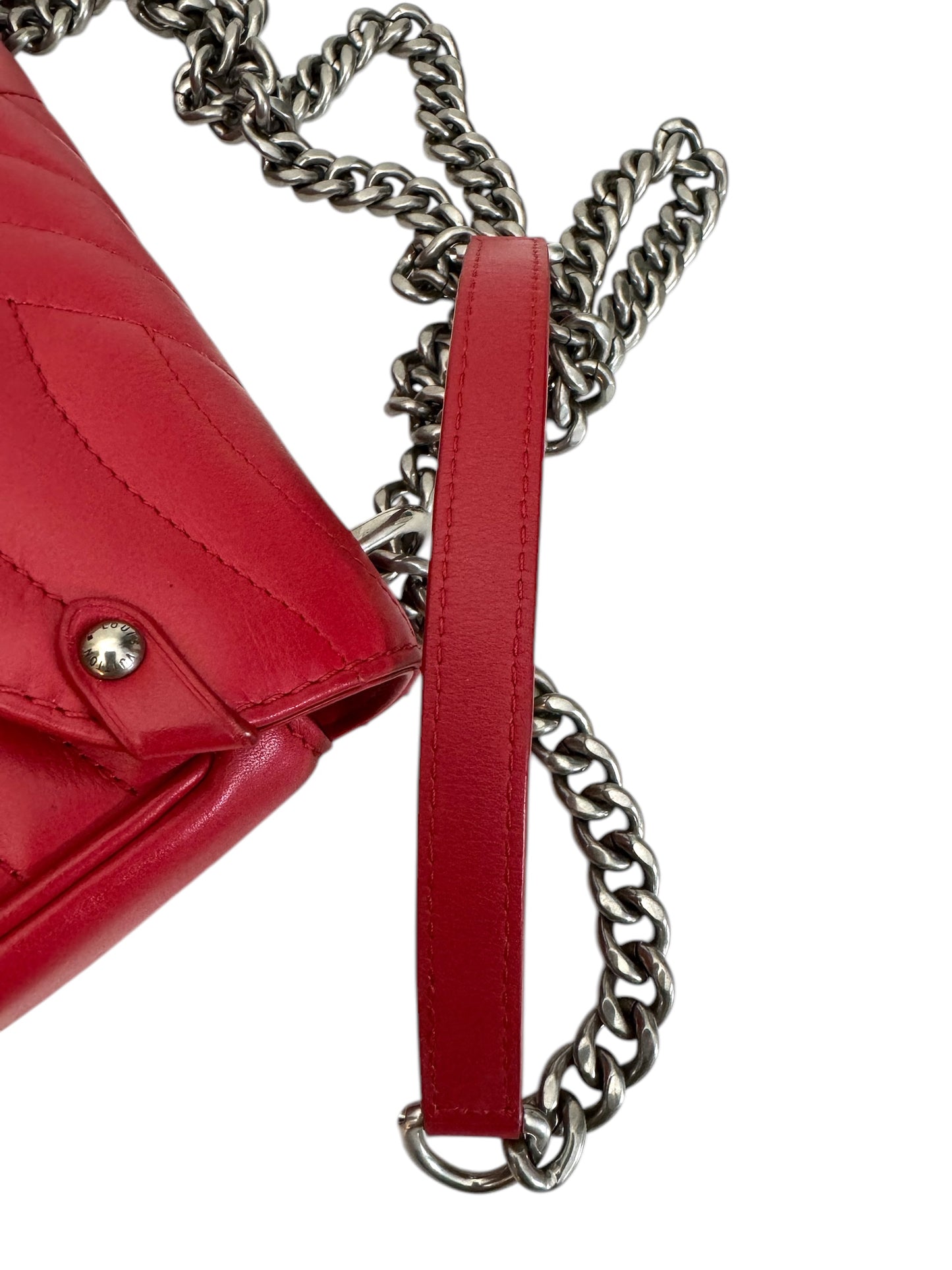 Louis Vuitton New Wave Chain Bag MM Red Bag