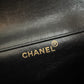 Chanel Meduim Double-Sided Black Patent Flap Bag GHW